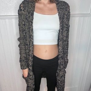 Anthropologie cotton blended knit sweater